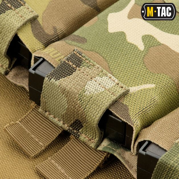 M-Tac подсумок эластичный на 3 магазина Elite Multicam