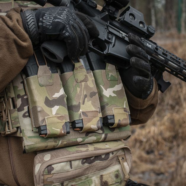 M-Tac подсумок эластичный на 3 магазина Elite Multicam