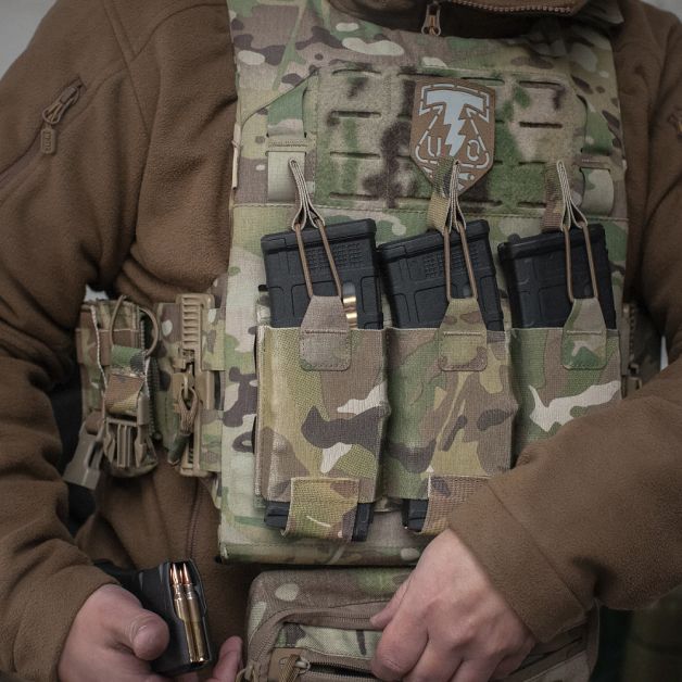 M-Tac подсумок эластичный на 3 магазина Elite Multicam