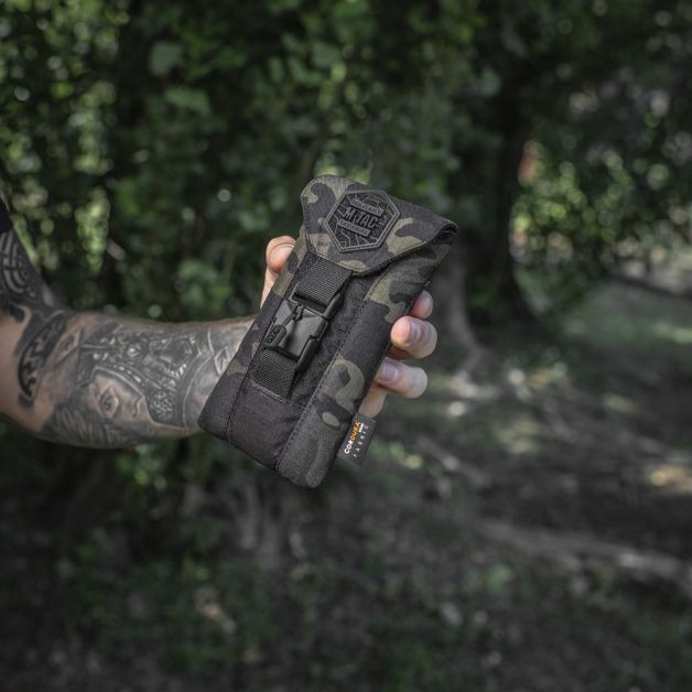 M-Tac подсумок для смартфона Elite Large Hex Multicam Black/Black