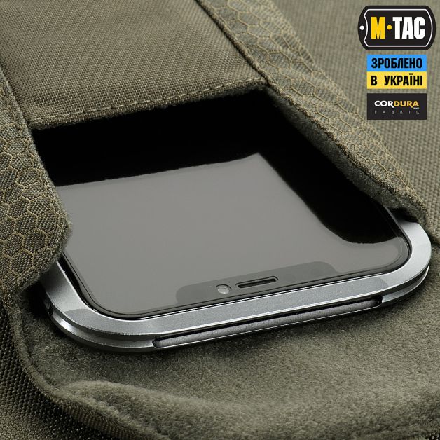 M-Tac подсумок для смартфона Elite Large Hex Ranger Green