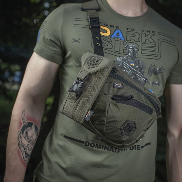 M-Tac подсумок для смартфона Elite Large Hex Ranger Green