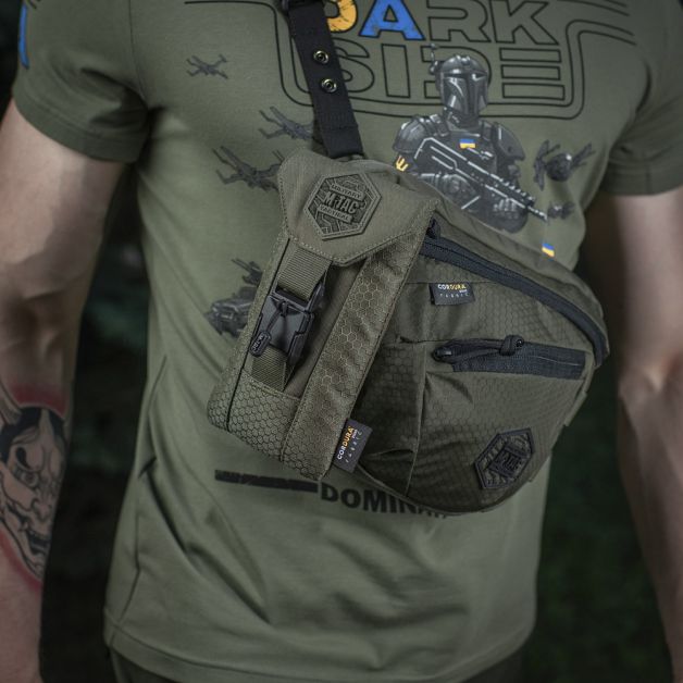 M-Tac подсумок для смартфона Elite Large Hex Ranger Green