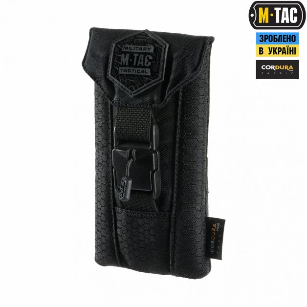 M-Tac подсумок для смартфона Elite Medium Hex Black