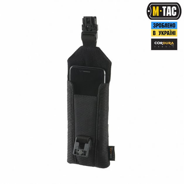 M-Tac подсумок для смартфона Elite Medium Hex Black