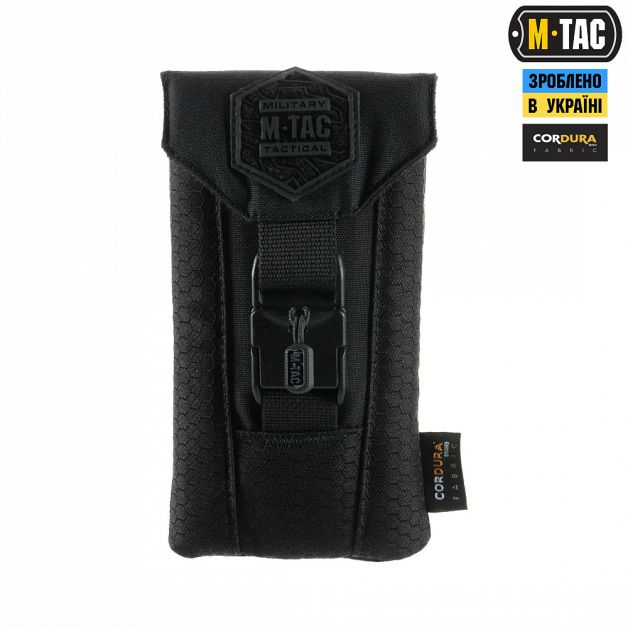 M-Tac подсумок для смартфона Elite Medium Hex Black