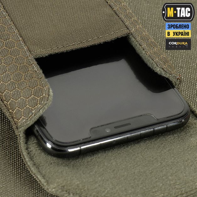 M-Tac подсумок для смартфона Elite Medium Hex Full Ranger Green