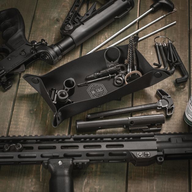 M-Tac лоток для обслуговування зброї в польових умовах 18х30 см Black