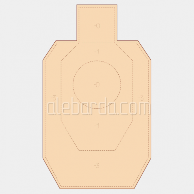 Алебарда мішень IDPA (5 шт)