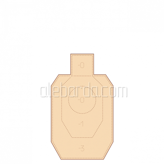 Алебарда мішень IDPA міні (5 шт)