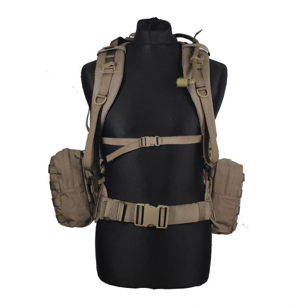 Франц. рюкзак з гідратором Sac De Combat 45L Modele 2009 Coyote