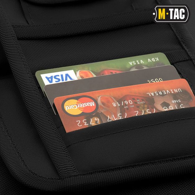 M-Tac гаманець з липучкою Elite Large Black