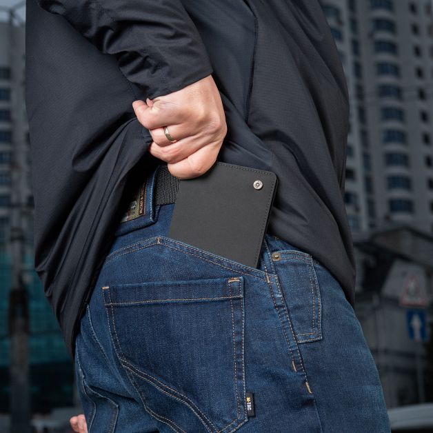 M-Tac кошелек Slim Elite Black
