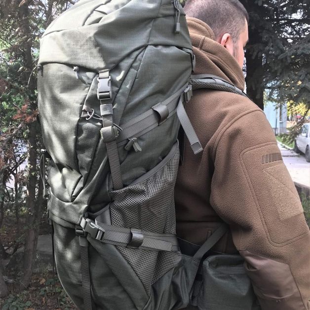 Франц. рюкзак армійський Sac De Montagne Modulable Olive