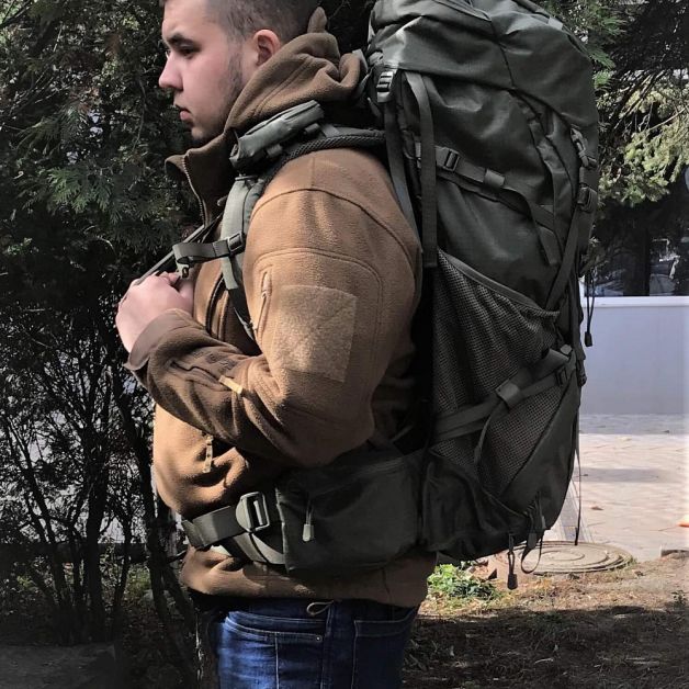 Франц. рюкзак армійський Sac De Montagne Modulable Olive
