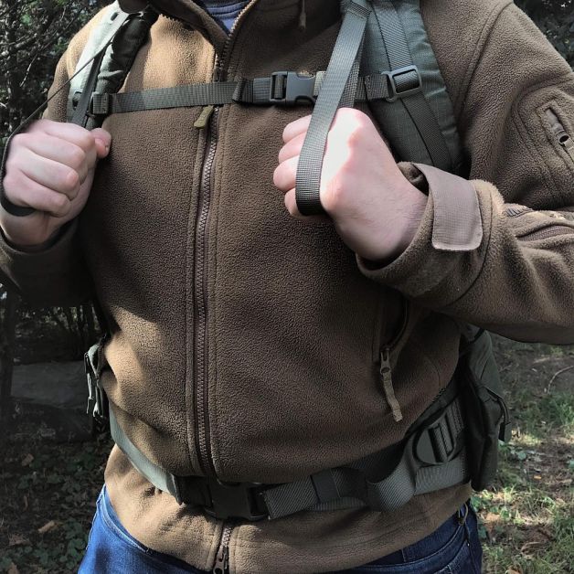 Франц. рюкзак армійський Sac De Montagne Modulable Olive