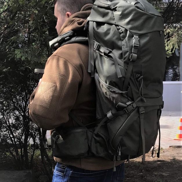 Франц. рюкзак армійський Sac De Montagne Modulable Olive