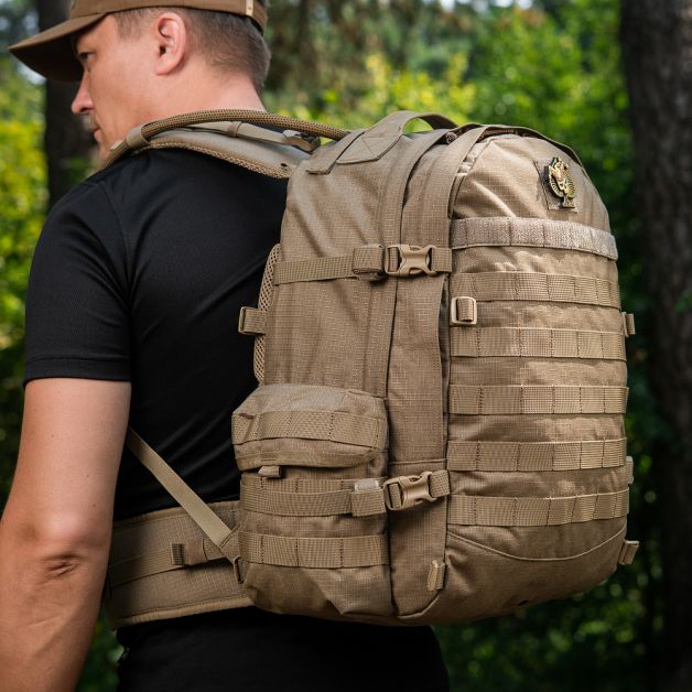 Франц. рюкзак з гідратором Sac De Combat 30L Modele 2009 Coyote