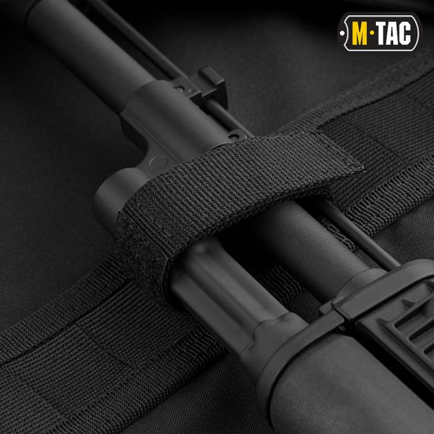 M-Tac чохол для зброї Elite 100 см. (2 відділа) з лямками Black