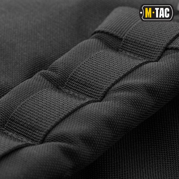 M-Tac чохол для зброї Elite 100 см. (2 відділа) з лямками Black