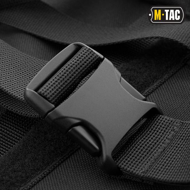 M-Tac чохол для зброї Elite 100 см. (2 відділа) з лямками Black