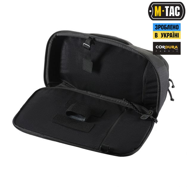 M-Tac рюкзак однолямочный Agent Elite Hex Black
