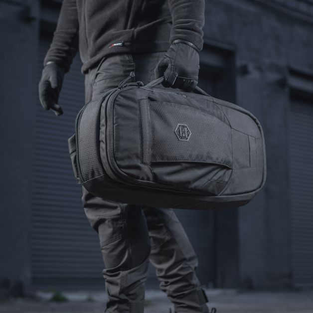 M-Tac рюкзак однолямочный Agent Elite Hex Black