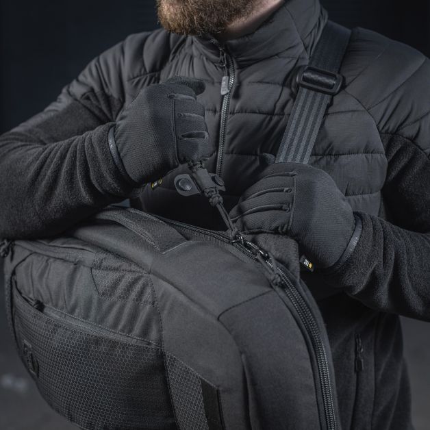 M-Tac рюкзак однолямочный Agent Elite Hex Black