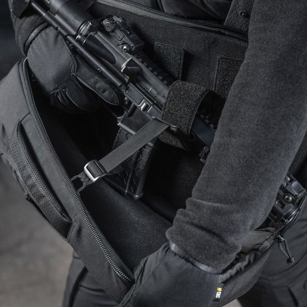 M-Tac рюкзак однолямочный Agent Elite Hex Black