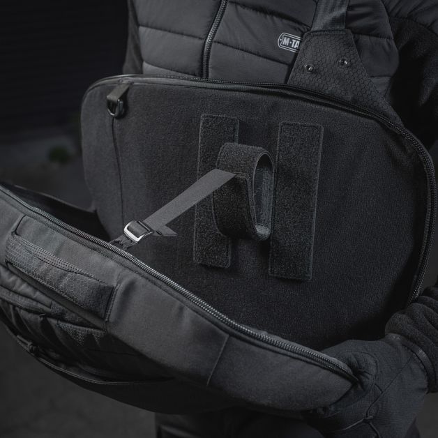 M-Tac рюкзак однолямочный Agent Elite Hex Black