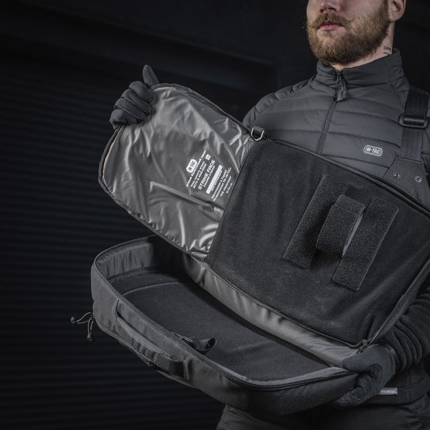 M-Tac рюкзак однолямочный Agent Elite Hex Black