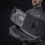 M-Tac рюкзак однолямочный Agent Elite Hex Black