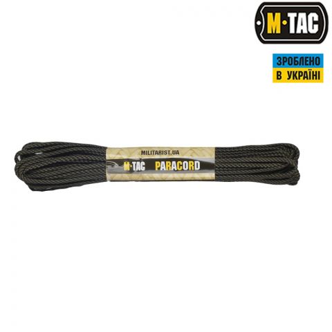 M-Tac паракорд 550 type III Black/Army Green Stairs 15м