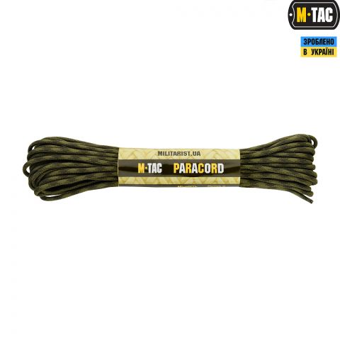 M-Tac паракорд 550 type III Green/Forest 15м