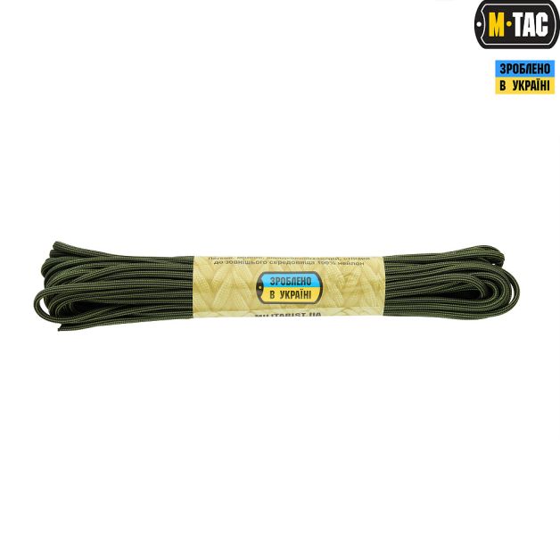 M-Tac паракорд 550 type III Green Snake 15м