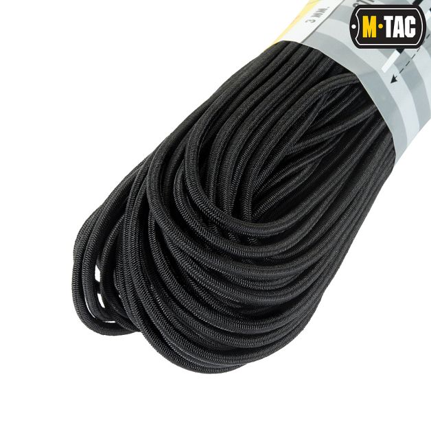 M-Tac паракорд Shock-Cord 3mm Black 30м