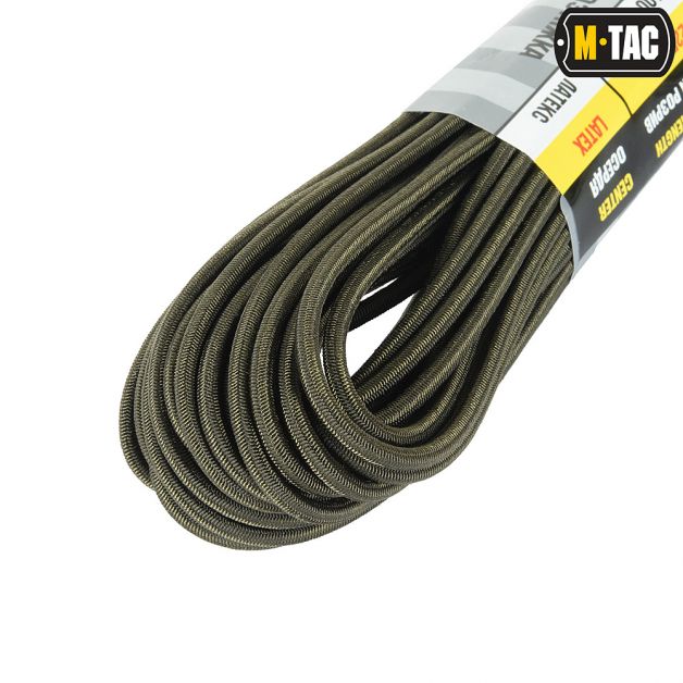 M-Tac паракорд Shock-Cord 3mm OD Green 15м