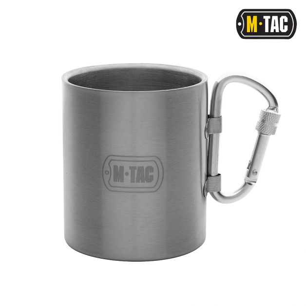 M-Tac термокружка с карабином нерж.