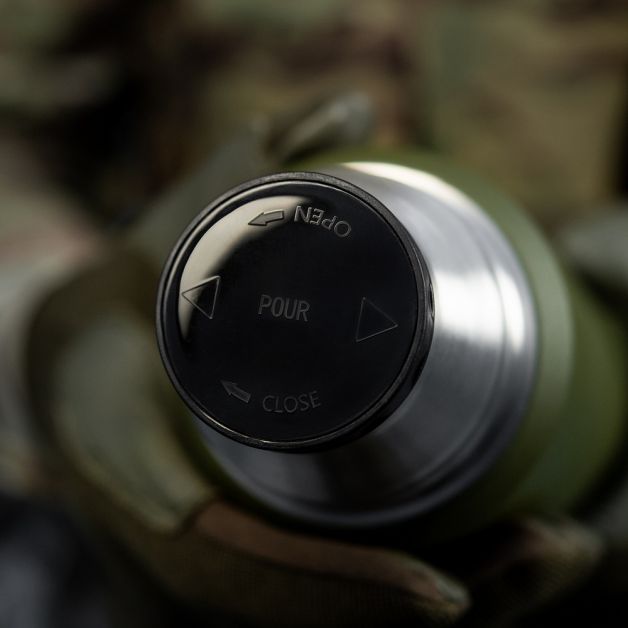 M-Tac термос 750 мл олива/нерж.