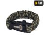 M-Tac браслет паракорд с искровысекателем Olive/Tan