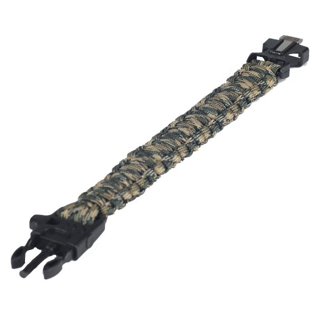 M-Tac браслет паракорд с искровысекателем Olive/Tan