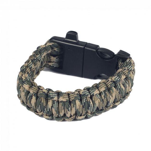 M-Tac браслет паракорд с искровысекателем Olive/Tan