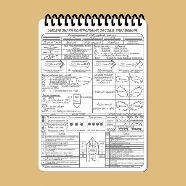 Ecopybook Tactical Тактичний блокнот. Частина 1 (вогнева група-відділення)