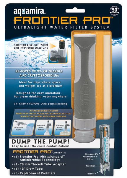 Фильтр для воды портативный Aquamira’s Frontier Pro