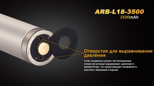 Fenix АКБ 18650 3500 mAh Li-ion
