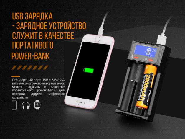 Fenix зарядное устройство ARE-D2