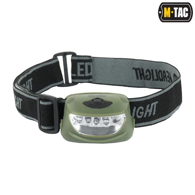 M-Tac ліхтар налобний 4+1 LED Olive