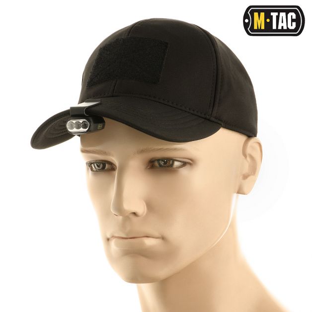M-Tac ліхтар з кріпленням на головной убор чорний