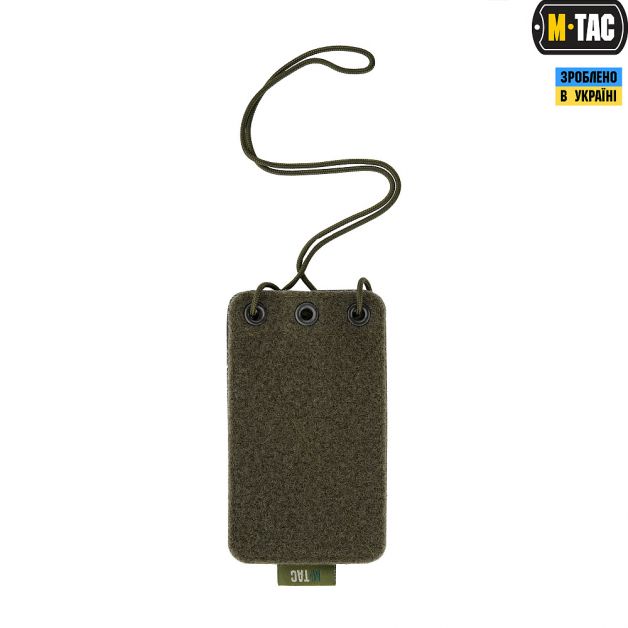 M-Tac бейдж з прозорою панеллю Ranger Green