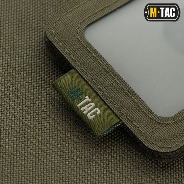 M-Tac бейдж з прозорою панеллю Ranger Green
